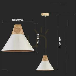 V-TAC Pendelleuchte Aluminium Weiß VT-7425-WH 5 Jahre Garantie 3 V-TAC Pendelleuchte Aluminium Weiß VT-7425-WH 5 Jahre Garantie small 3