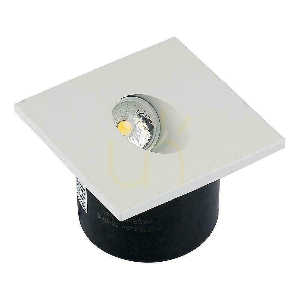 Vorschau Treppenhausleuchte 3W LED V-TAC Square Weiß 230V VT-1109 3000K 270lm Treppenhausleuchte 3W LED V-TAC Square Weiß 230V VT-1109 3000K 270lm