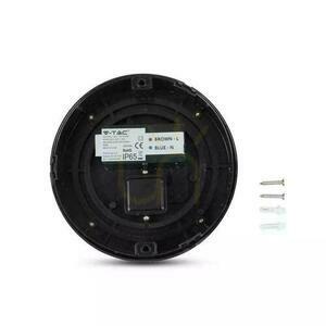 V-TAC 12W LED Wandleuchte IP65 Schwarz Rund VT-827 4000K 1155lm small 4