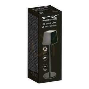 V-TAC 2W LED Ladegerät Dimmbare Nachttischlampe IP54 Schwarz VT-7563 3000K 200lm. small 4