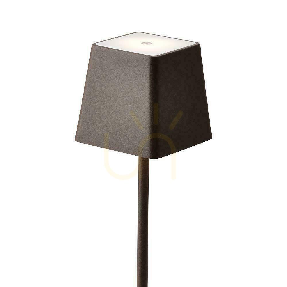 Vorschau V-TAC 2W LED-Ladegerät dimmbare Nachttischlampe IP54 Bronze Corten VT-7563 3000K 200lm V-TAC 2W LED-Ladegerät dimmbare Nachttischlampe IP54 Bronze Corten VT-7563 3000K 200lm