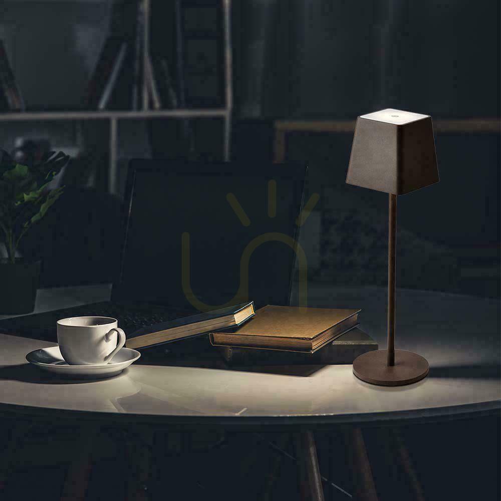 Anzeige V-TAC 2W LED-Ladegerät dimmbare Nachttischlampe IP54 Bronze Corten VT-7563 3000K 200lm V-TAC 2W LED-Ladegerät dimmbare Nachttischlampe IP54 Bronze Corten VT-7563 3000K 200lm