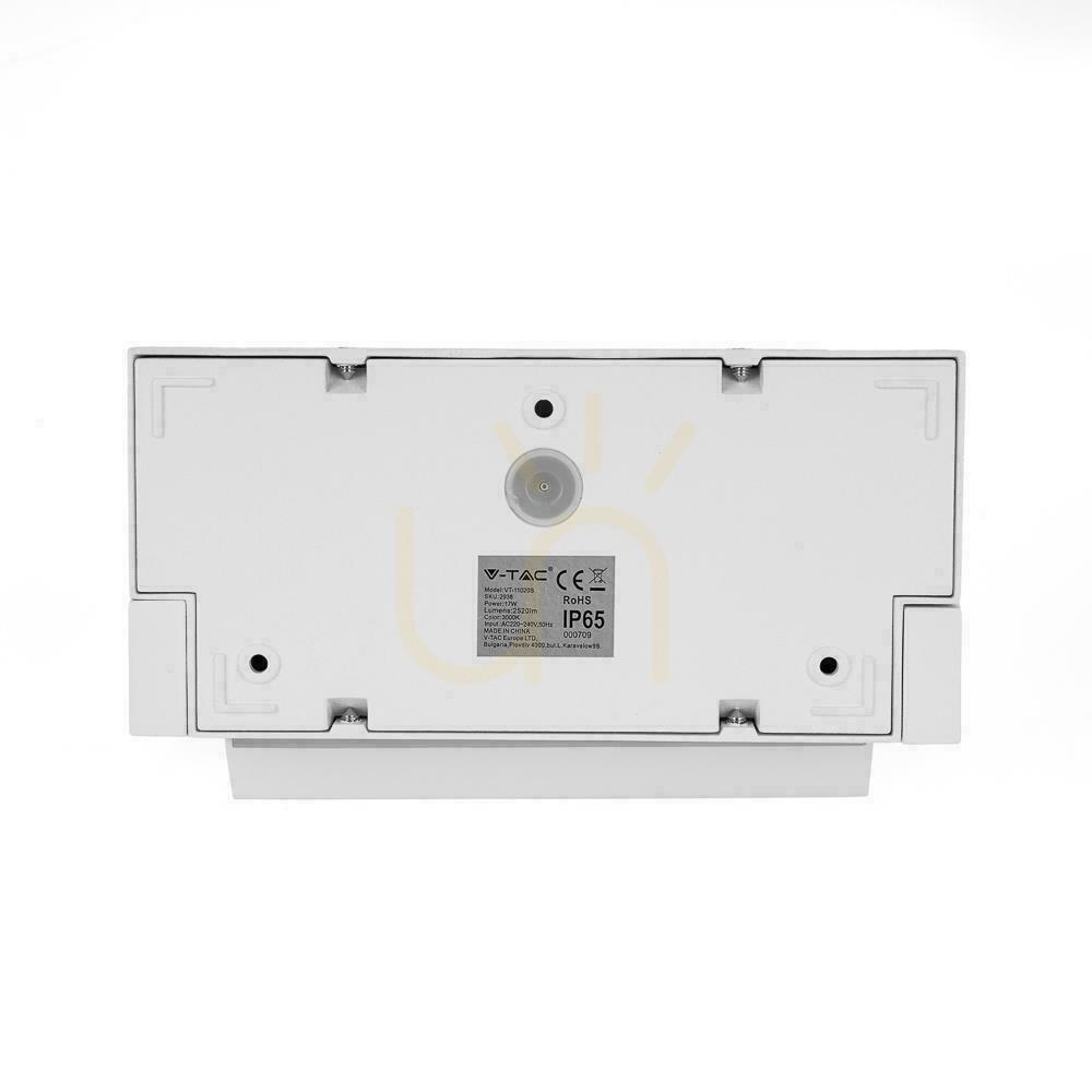 Anzeige V-TAC 17W LED-Projektor-Fassadenleuchte Weiß IP65 VT-11020 4000K 2520lm. V-TAC 17W LED-Projektor-Fassadenleuchte Weiß IP65 VT-11020 4000K 2520lm.
