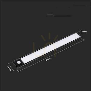 V-TAC 1.5W LED-Unterbauleuchte Schwarz Bewegungssensor USB-Laden 30cm VT-8141 3000K 110lm small 5