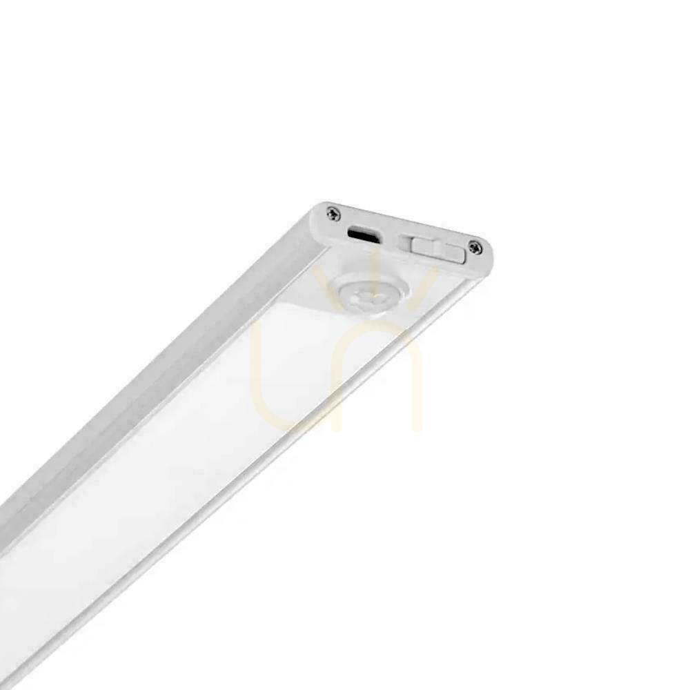 Prüfen V-TAC 2.5W LED-Unterbauleuchte Silber Bewegungssensor USB-Laden 60cm VT-8143 4000K 260lm V-TAC 2.5W LED-Unterbauleuchte Silber Bewegungssensor USB-Laden 60cm VT-8143 4000K 260lm