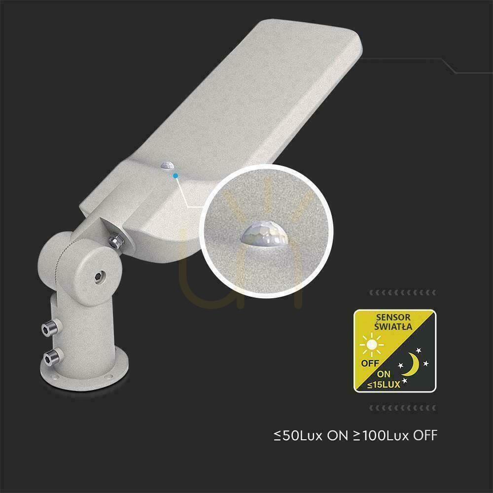 Prüfen V-TAC SAMSUNG CHIP LED Straßenleuchte mit Steuerung und Lichtsensor 50W 120Lm/W 6500K 5000lm 5 Jahre Garantie V-TAC SAMSUNG CHIP LED Straßenleuchte mit Steuerung und Lichtsensor 50W 120Lm/W 6500K 5000lm 5 Jahre Garantie