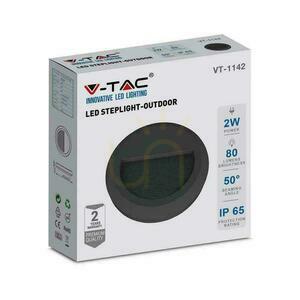 2W LED V-TAC-Treppenleuchte Schwarz Rund 230V IP65 VT-1142 4000K 80lm 4 2W LED V-TAC-Treppenleuchte Schwarz Rund 230V IP65 VT-1142 4000K 80lm small 4