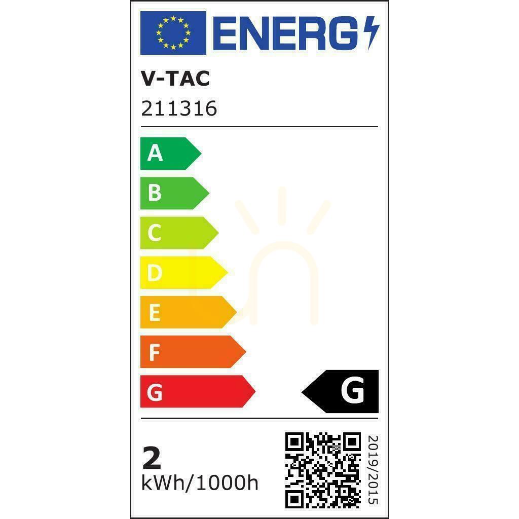 Anzeige 2W LED V-TAC-Treppenleuchte Schwarz Rund 230V IP65 VT-1142 4000K 80lm 2W LED V-TAC-Treppenleuchte Schwarz Rund 230V IP65 VT-1142 4000K 80lm
