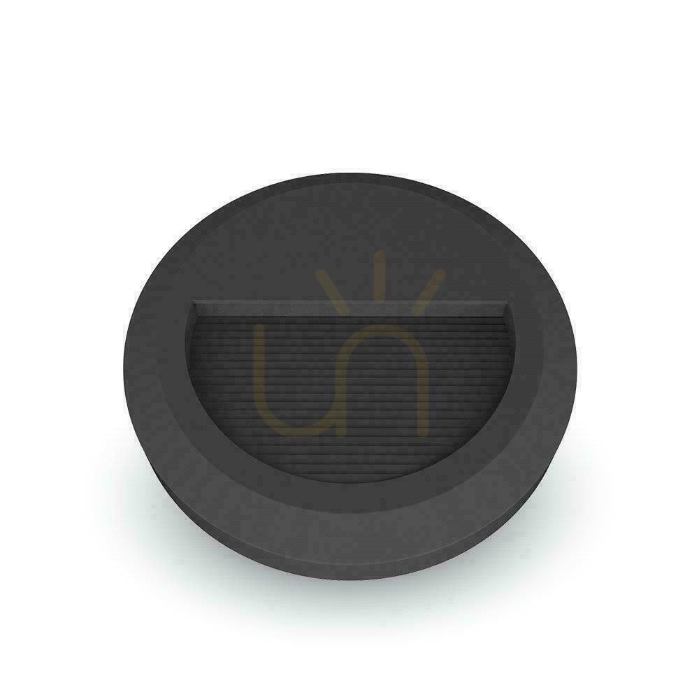 Prüfen 2W LED V-TAC-Treppenleuchte Schwarz Rund 230V IP65 VT-1142 4000K 80lm 2W LED V-TAC-Treppenleuchte Schwarz Rund 230V IP65 VT-1142 4000K 80lm