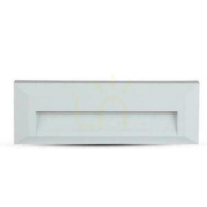 Treppenleuchte 3W LED V-TAC Weiß Rechteckig 230V IP65 VT-1162 4000K 110lm small 2