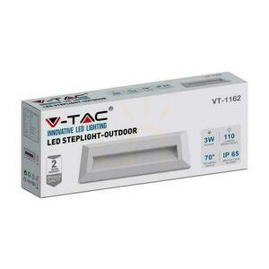 Treppenleuchte 3W LED V-TAC Weiß Rechteckig 230V IP65 VT-1162 4000K 110lm small 3
