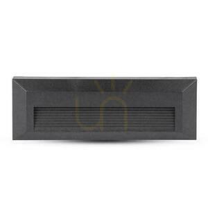 3W LED V-TAC Treppenleuchte Schwarz Rechteckig 230V IP65 VT-1162 3000K 110lm small 2