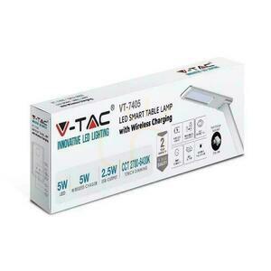 V-TAC 4W 3in1 Induktion Farbwechsel Schreibtischlampe Schwarz VT-7405 3000K-6500K 500lm small 4