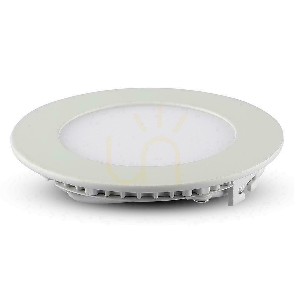 Aussicht LED-Paneel V-TAC Premium Downlight 6W Rund fi120 VT-607 2700K 490lm LED-Paneel V-TAC Premium Downlight 6W Rund fi120 VT-607 2700K 490lm