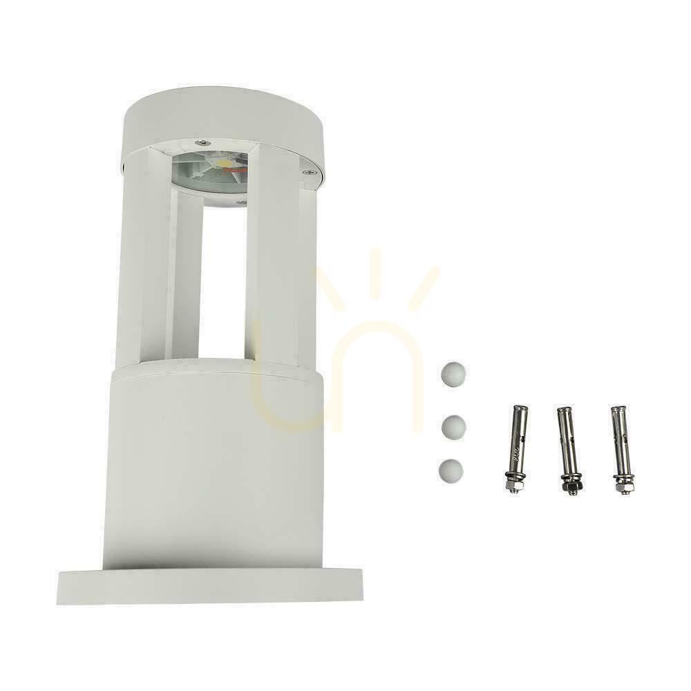 Vorschau V-TAC 10W LED Gartenmast IP65 Weiß 25cm VT-830-W 4000K 1000lm V-TAC 10W LED Gartenmast IP65 Weiß 25cm VT-830-W 4000K 1000lm