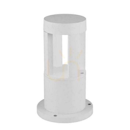 Prüfen V-TAC 10W LED Gartenmast IP65 Weiß 25cm VT-830-W 4000K 1000lm