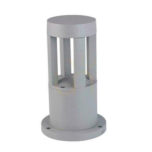 Prüfen V-TAC 10W LED Gartenmast IP65 Grau 25cm VT-830-G 3000K 1000lm