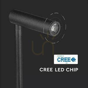 LED-Leuchte V-TAC 3W Wandleuchte Hotel Bett USB Schalter Schwarz COB CREE VT-2943 3000K 150lm 3 Jahre Garantie small 2