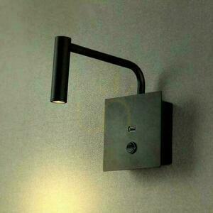 LED-Leuchte V-TAC 3W Wandleuchte Hotel Bett USB Schalter Schwarz COB CREE VT-2943 3000K 150lm 3 Jahre Garantie small 6