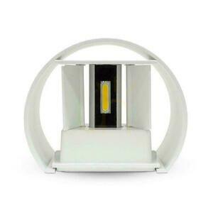 Wandleuchte 6W V-TAC Oben Unten Verstellbar Weiß Rund IP65 Bridgelux VT-756-W 3000K 700lm small 1