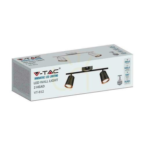 Prüfen V-TAC 10W LED-Deckenleuchte Weiß VT-812 3000K 960lm 3 Jahre Garantie