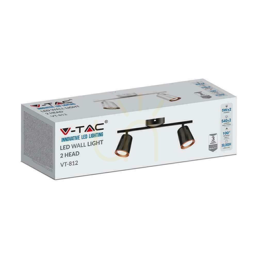 Aussicht V-TAC 10W LED-Deckenleuchte Weiß VT-812 3000K 960lm 3 Jahre Garantie V-TAC 10W LED-Deckenleuchte Weiß VT-812 3000K 960lm 3 Jahre Garantie