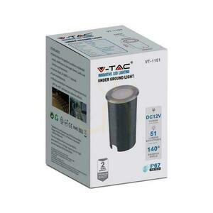 V-TAC 1W LED Silber IP67 VT-1151 3000K 51lm Boden Garten Overhead Bodenleuchte. small 2