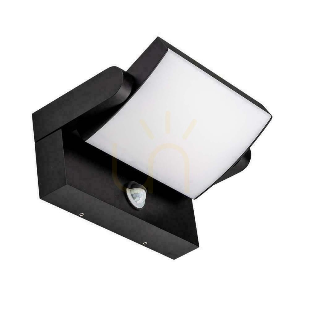 Prüfen V-TAC 17W LED-Projektor-Fassadenleuchte Bewegungsmelder Schwarz IP65 VT-11020S 3000K 2520lm. V-TAC 17W LED-Projektor-Fassadenleuchte Bewegungsmelder Schwarz IP65 VT-11020S 3000K 2520lm.