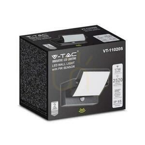 V-TAC 17W LED-Projektor-Fassadenleuchte Bewegungsmelder Schwarz IP65 VT-11020S 4000K 2520lm. 5 V-TAC 17W LED-Projektor-Fassadenleuchte Bewegungsmelder Schwarz IP65 VT-11020S 4000K 2520lm. small 5