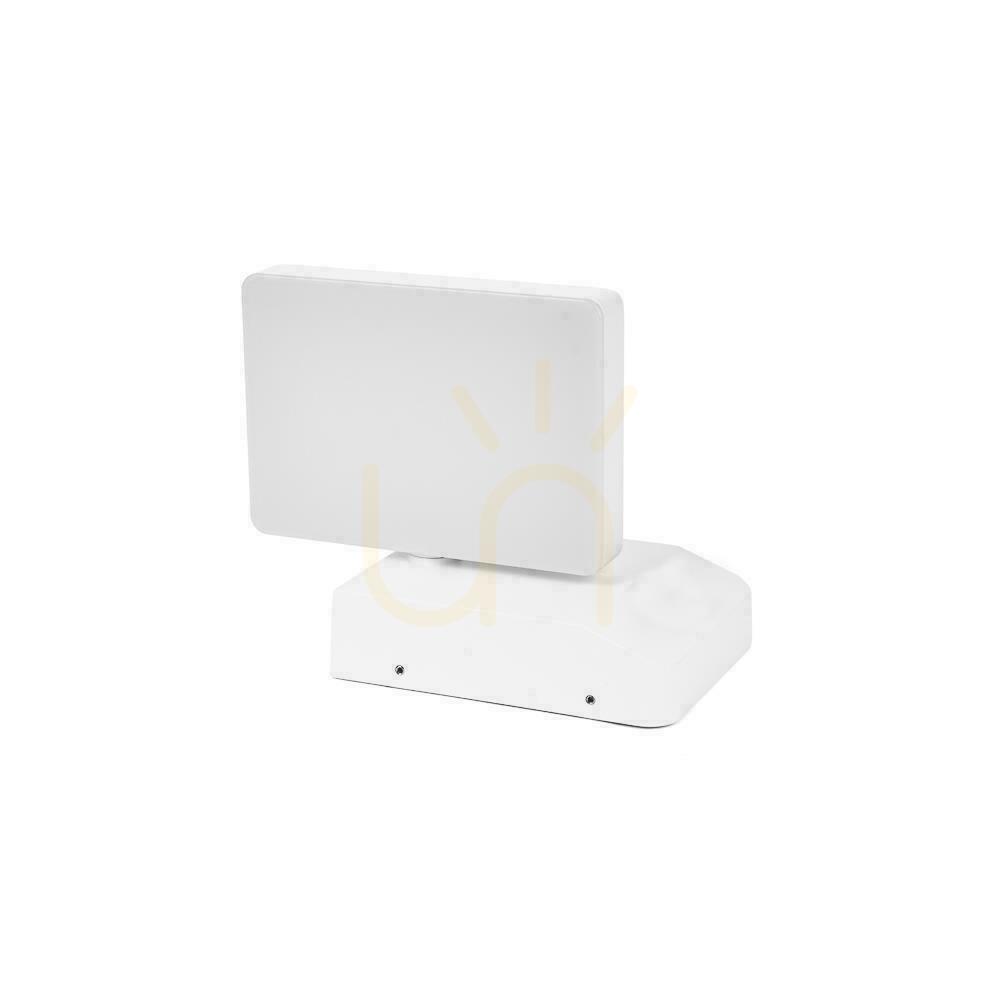 Aussicht V-TAC 17W LED-Projektor-Fassadenleuchte Weiß IP65 VT-11020 3000K 2580lm. V-TAC 17W LED-Projektor-Fassadenleuchte Weiß IP65 VT-11020 3000K 2580lm.