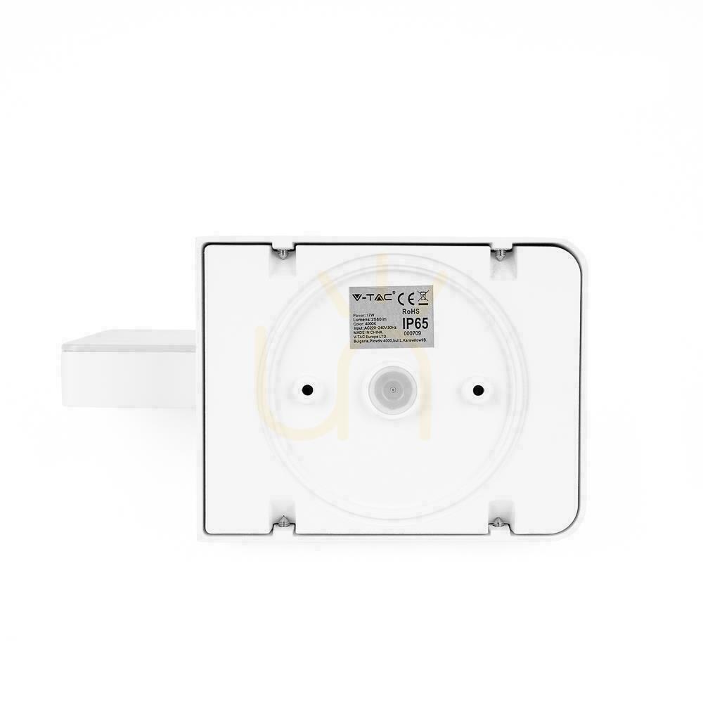 Anzeige V-TAC 17W LED-Projektor-Fassadenleuchte Weiß IP65 VT-11020 3000K 2580lm. V-TAC 17W LED-Projektor-Fassadenleuchte Weiß IP65 VT-11020 3000K 2580lm.