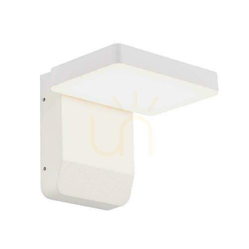 Prüfen V-TAC 17W LED-Projektor-Fassadenleuchte Weiß IP65 VT-11020 3000K 2580lm.