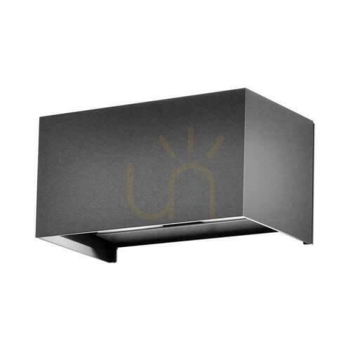Prüfen V-TAC 24W LED Wandleuchte Oben Unten IP65 Grau VT-8125 3000K 2720lm