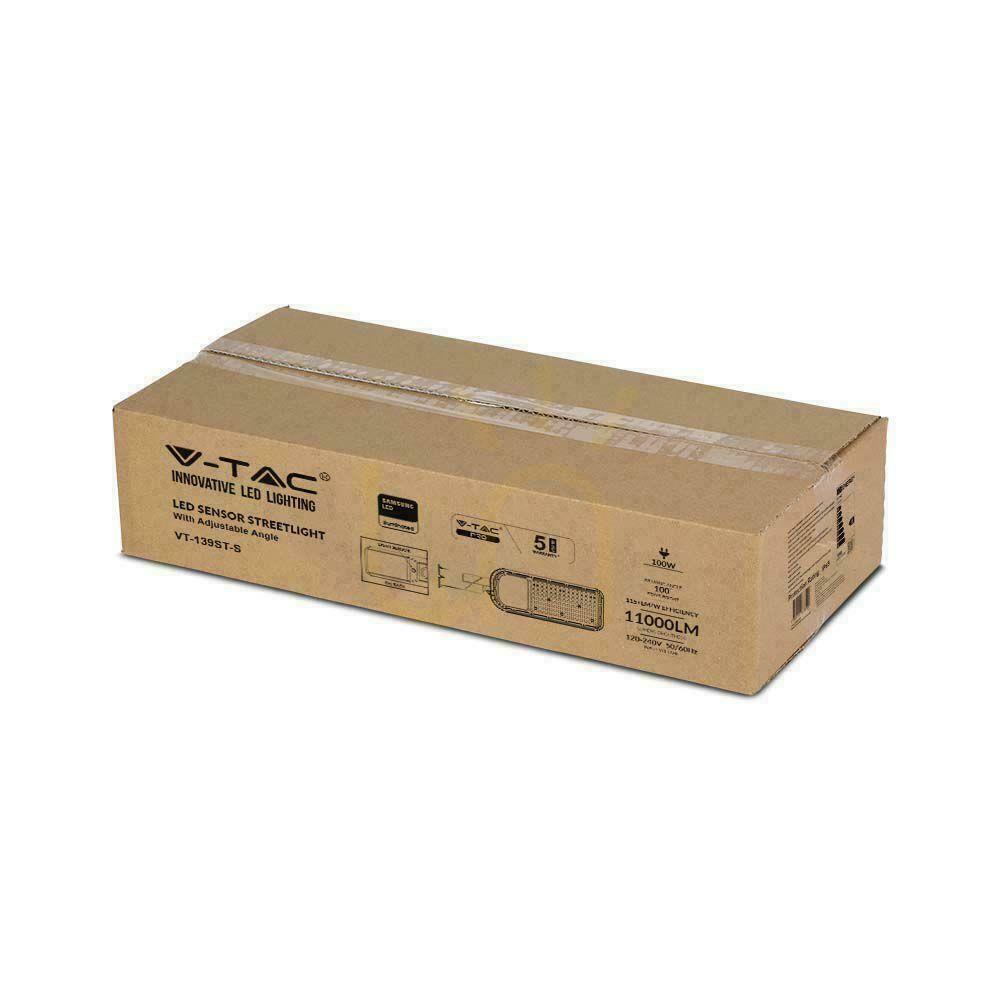 Zeige V-TAC SAMSUNG CHIP LED Straßenleuchte mit Steuerung und Lichtsensor 150W 120Lm/W VT-169ST-S 6500K 16500lm 5 Jahre Garantie V-TAC SAMSUNG CHIP LED Straßenleuchte mit Steuerung und Lichtsensor 150W 120Lm/W VT-169ST-S 6500K 16500lm 5 Jahre Garantie