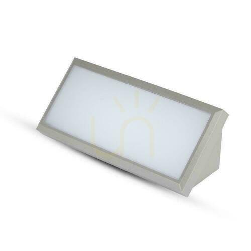 Prüfen V-TAC 12W LED Beveled Gray IP65 VT-8054-N 4000K 1250lm Wandleuchte.