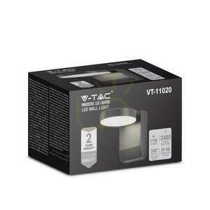 V-TAC VT-11020 LED-Außenwandleuchte 17 W schwarz 4000 K IP65 small 4