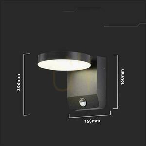Projektor-Fassadenleuchte V-TAC 17W LED-Bewegungsmelder Rund Schwarz IP65 VT-11020S 4000K 2520lm 6 Projektor-Fassadenleuchte V-TAC 17W LED-Bewegungsmelder Rund Schwarz IP65 VT-11020S 4000K 2520lm small 6