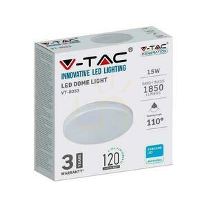 Oberfläche Plafond Rund V-TAC 15W LED SAMSUNG CHIP IP44 120Lm/W VT-8033 3000K 1850lm 3 Jahre Garantie small 3