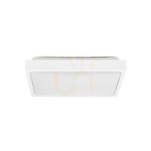 Prüfen Plafond V-TAC 18W LED Square IP44 23x23cm Weiß VT-8618W-SQ 3000K 1800lm.