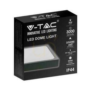 Plafond V-TAC 30W LED Quadratisch IP44 42x42cm Schwarz VT-8630B-SQ 6500K 3000lm small 3