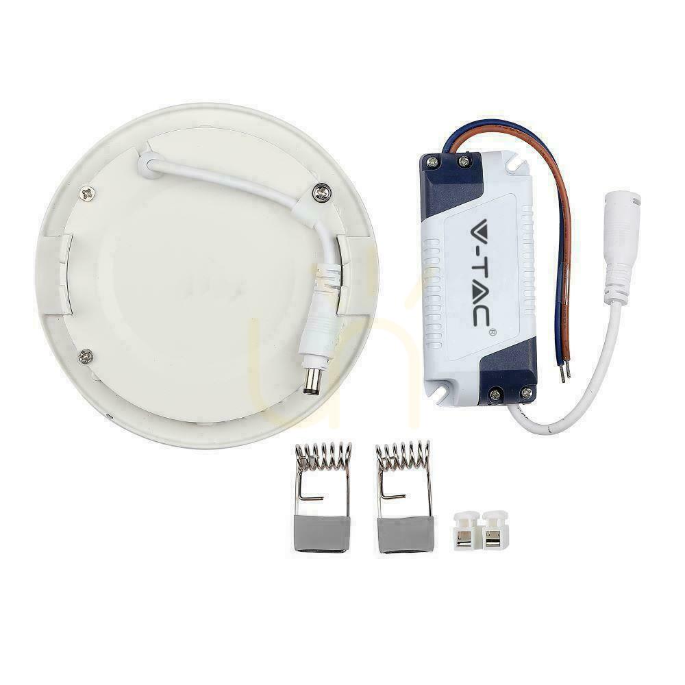Anzeige V-TAC Premium LED Downlight Panel 22W Rund fi240 VT-2207RD-N 4000K 2265lm. V-TAC Premium LED Downlight Panel 22W Rund fi240 VT-2207RD-N 4000K 2265lm.