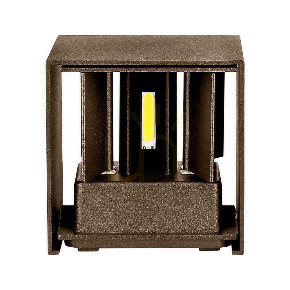 Zeige V-TAC 11W LED Wandleuchte Oben Unten Verstellbar Bronze Corten Quadratisch IP65 VT-759-12 3000K 1360lm V-TAC 11W LED Wandleuchte Oben Unten Verstellbar Bronze Corten Quadratisch IP65 VT-759-12 3000K 1360lm