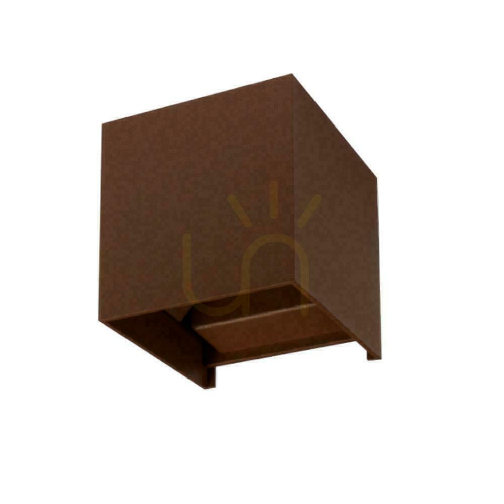 Prüfen V-TAC 11W LED Wandleuchte Oben Unten Verstellbar Bronze Corten Quadratisch IP65 VT-759-12 3000K 1360lm V-TAC 11W LED Wandleuchte Oben Unten Verstellbar Bronze Corten Quadratisch IP65 VT-759-12 3000K 1360lm