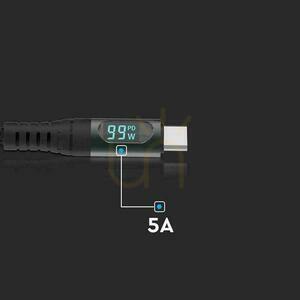 USB-C-auf-USB-C-Kabel V-TAC VT-5303 schwarz 1 m 100 W 1 USB-C-auf-USB-C-Kabel V-TAC VT-5303 schwarz 1 m 100 W small 1