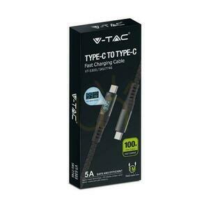 USB-C-auf-USB-C-Kabel V-TAC VT-5303 schwarz 1 m 100 W 2 USB-C-auf-USB-C-Kabel V-TAC VT-5303 schwarz 1 m 100 W small 2