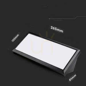 V-TAC 12W LED-Wandleuchte mit Abschrägung Schwarz IP65 VT-8054 4000K 1250lm. small 5
