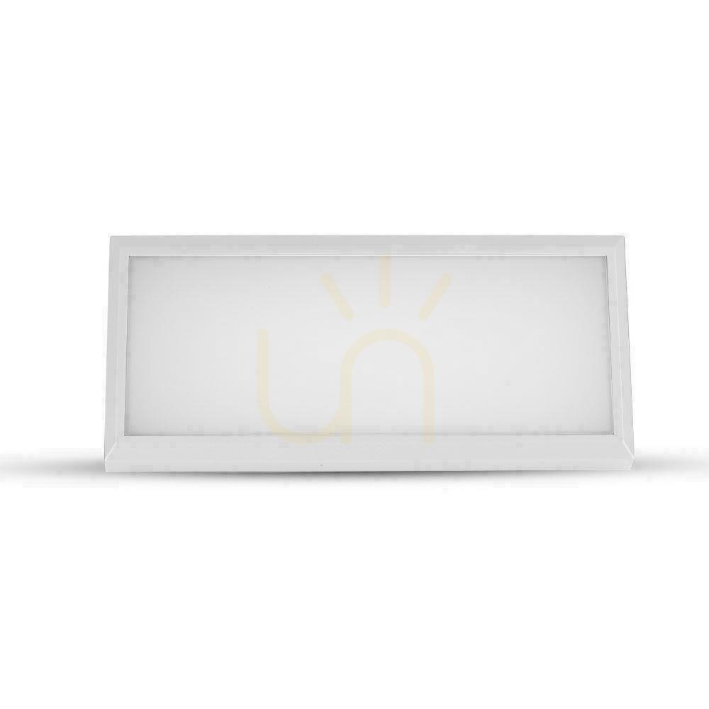 Anzeige V-TAC 12W LED-Wandleuchte mit Abschrägung Weiß IP65 VT-8054 6400K 1250lm. V-TAC 12W LED-Wandleuchte mit Abschrägung Weiß IP65 VT-8054 6400K 1250lm.