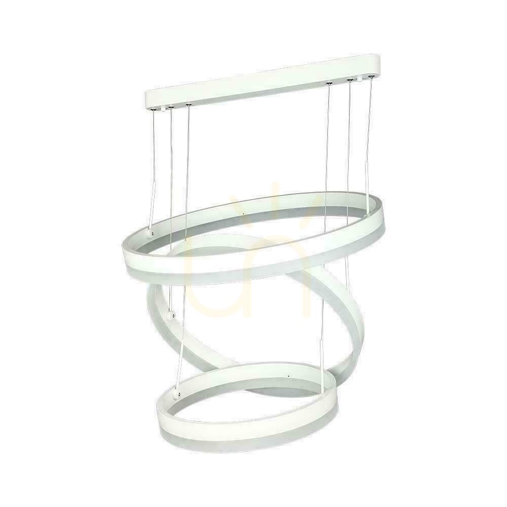 Vorschau LED V-TAC 82W Soft Light Chandelier Pendelleuchte Dimmbar Weiß VT-82-3-W-N 3000K 4550lm 3 Jahre Garantie LED V-TAC 82W Soft Light Chandelier Pendelleuchte Dimmbar Weiß VT-82-3-W-N 3000K 4550lm 3 Jahre Garantie