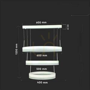 LED V-TAC 82W Soft Light Chandelier Pendelleuchte Dimmbar Weiß VT-82-3-W-N 3000K 4550lm 3 Jahre Garantie 4 LED V-TAC 82W Soft Light Chandelier Pendelleuchte Dimmbar Weiß VT-82-3-W-N 3000K 4550lm 3 Jahre Garantie small 4