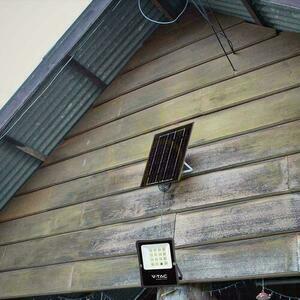 Solar-LED-Flutlicht V-TAC 16W 1600 lm 4000 K mit Fernbedienung IP65 VT-55200 small 4